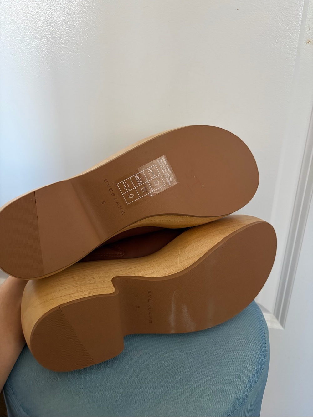 EVERLANE Leather THE WOODEN PUFFA CLOG - Size 8 - Picture 5 of 16